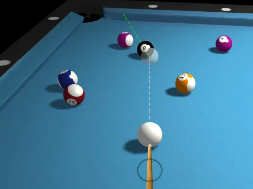 3d Billiard 8 ball Pool igra online - igraj besplatno