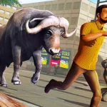 Angry Bull Attack Wild Hunt Simulator igra online - igraj besplatno