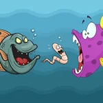 Angry Fish Coloring igra online - igraj besplatno