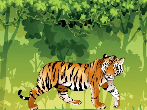 Angry Tiger Coloring igra online - igraj besplatno