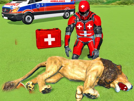 Animals Rescue Game Doctor Robot 3D igra online - igraj besplatno