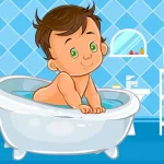 Baby Bath Jigsaw igra online - igraj besplatno