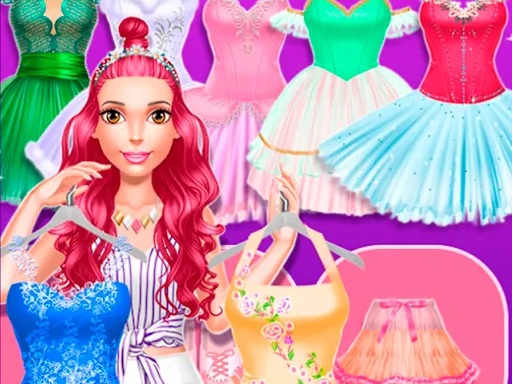 Beautiful Ballerina Magazine Dress Up igra online - igraj besplatno