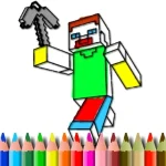 BTS Minecraft Coloring igra online - igraj besplatno