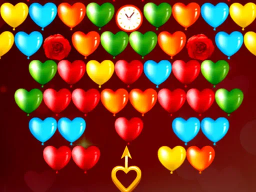 Bubble Shooter Valentines igra online - igraj besplatno