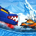 Car Eats Car: Winter Adventure igra online - igraj besplatno
