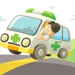 Cartoon Ambulance Slide igra online - igraj besplatno