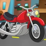 Cartoon Motorbike Jigsaw igra online - igraj besplatno