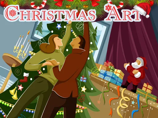 Christmas Art 2019 Slide igra online - igraj besplatno
