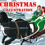 Christmas Illustration Puzzle igra online - igraj besplatno