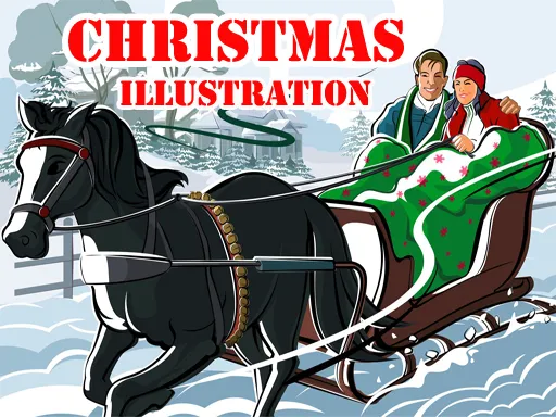 Christmas Illustration Puzzle igra online - igraj besplatno