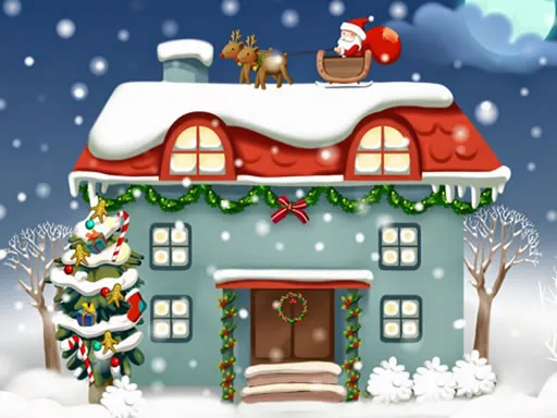 Christmas Rooms Differences igra online - igraj besplatno