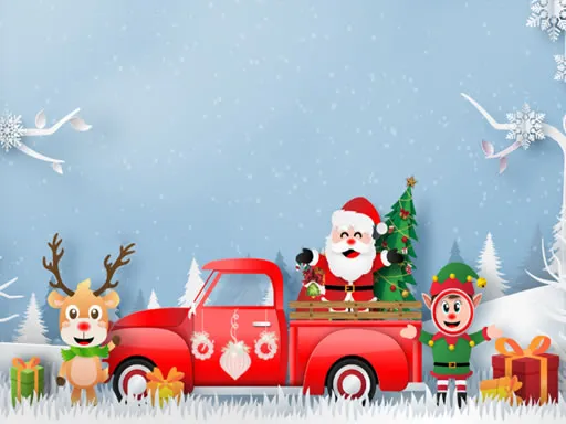 Christmas Trucks Differences igra online - igraj besplatno