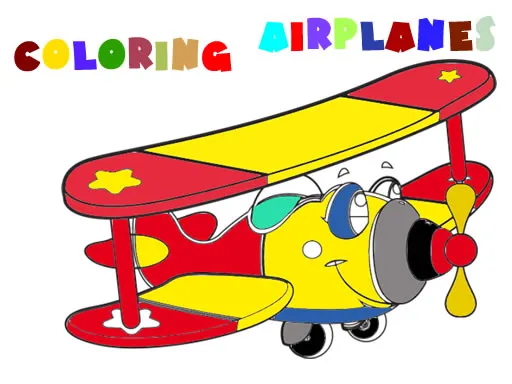 Coloring Book- Airplane V 2.0 igra online - igraj besplatno