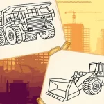 Construction Trucks Coloring igra online - igraj besplatno