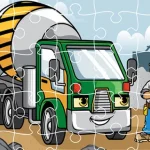 Construction Trucks Jigsaw igra online - igraj besplatno
