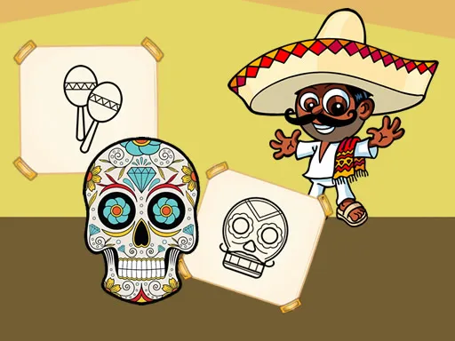 Crazy Mexican Coloring Book igra online - igraj besplatno