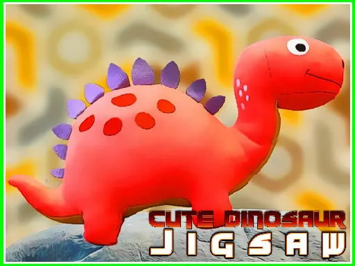 Cute Dinosaur Jigsaw igra online - igraj besplatno