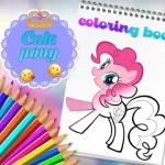 Cute Pony Coloring Book igra online - igraj besplatno