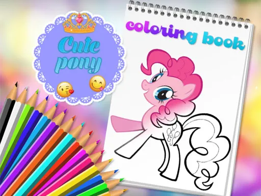 Cute Pony Coloring Book igra online - igraj besplatno