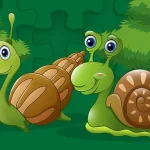 Cute Snails Jigsaw igra online - igraj besplatno