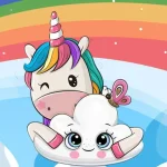 Cute Unicorn Jigsaw igra online - igraj besplatno