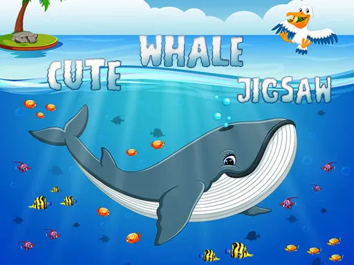 Cute Whale Jigsaw igra online - igraj besplatno