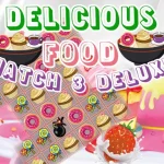 Delicious Food Match 3 Deluxes igra online - igraj besplatno