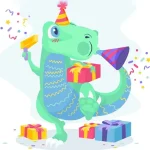 Dino Party Jigsaw igra online - igraj besplatno
