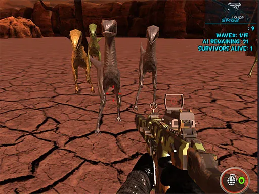 Dinosaurs Survival Active Vulcan Multiplayer igra online - igraj besplatno