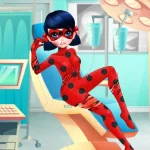 Dotted-Girl Ambulance For Superhero igra online - igraj besplatno