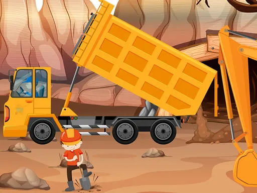 Dump Trucks Hidden Objects igra online - igraj besplatno