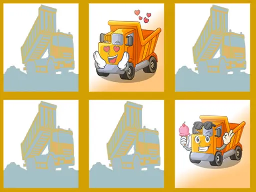 Dump Trucks Memory igra online - igraj besplatno