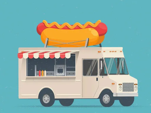 Food Trucks Jigsaw igra online - igraj besplatno