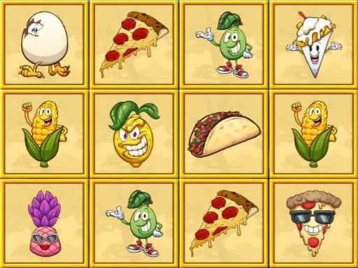 Foody Memory igra online - igraj besplatno