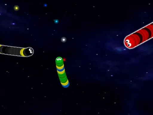 Galactic Snakes io igra online - igraj besplatno