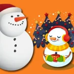 Gravity Snowman Christmas igra online - igraj besplatno