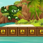 Green Ninja Run igra online - igraj besplatno