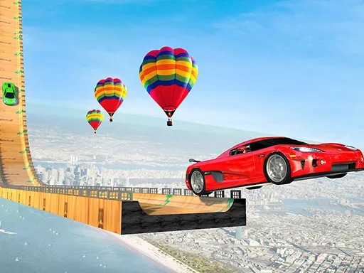 Gt Mega Ramp car stunt igra online - igraj besplatno