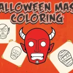 Halloween Mask Coloring Book igra online - igraj besplatno