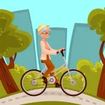 Happy Bike Riding Jigsaw igra online - igraj besplatno