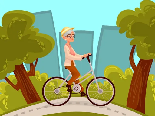 Happy Bike Riding Jigsaw igra online - igraj besplatno