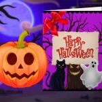 Happy Halloween – Princess Card Designer igra online - igraj besplatno