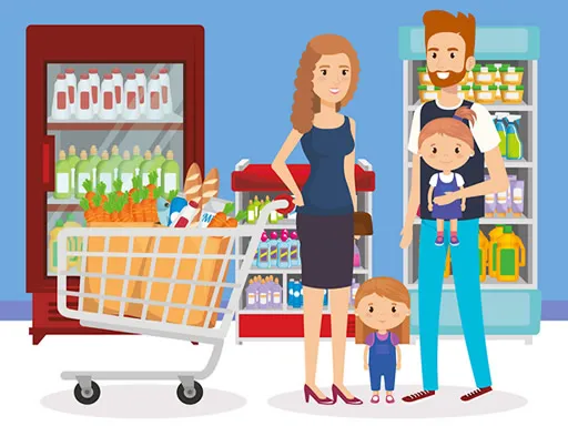 Happy Shopping Jigsaw igra online - igraj besplatno