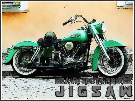 Heavy Motorbikes Jigsaw igra online - igraj besplatno