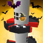 Helix Jump Halloween igra online - igraj besplatno