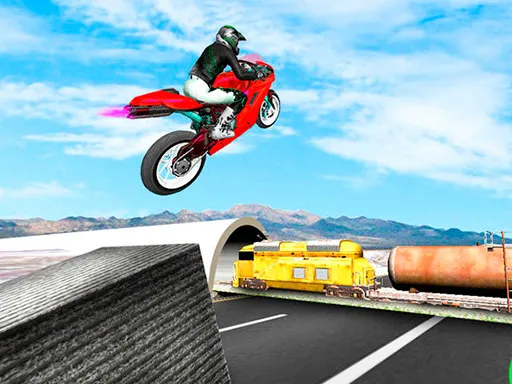 Highway Traffic Bike Stunts igra online - igraj besplatno