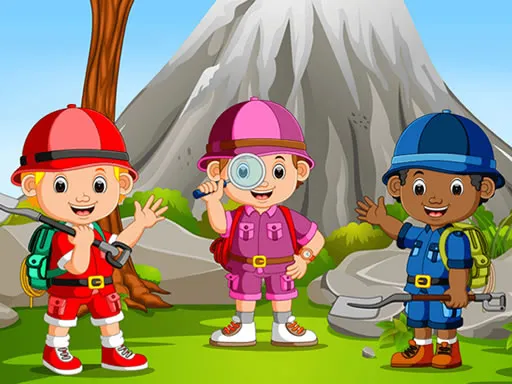 Kids Camping Hidden Stars igra online - igraj besplatno