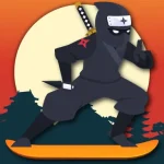 Lava And Ninja Skateboard igra online - igraj besplatno