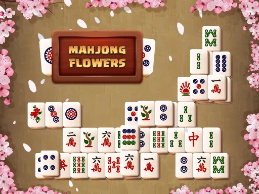 Mahjong Flowers igra online - igraj besplatno